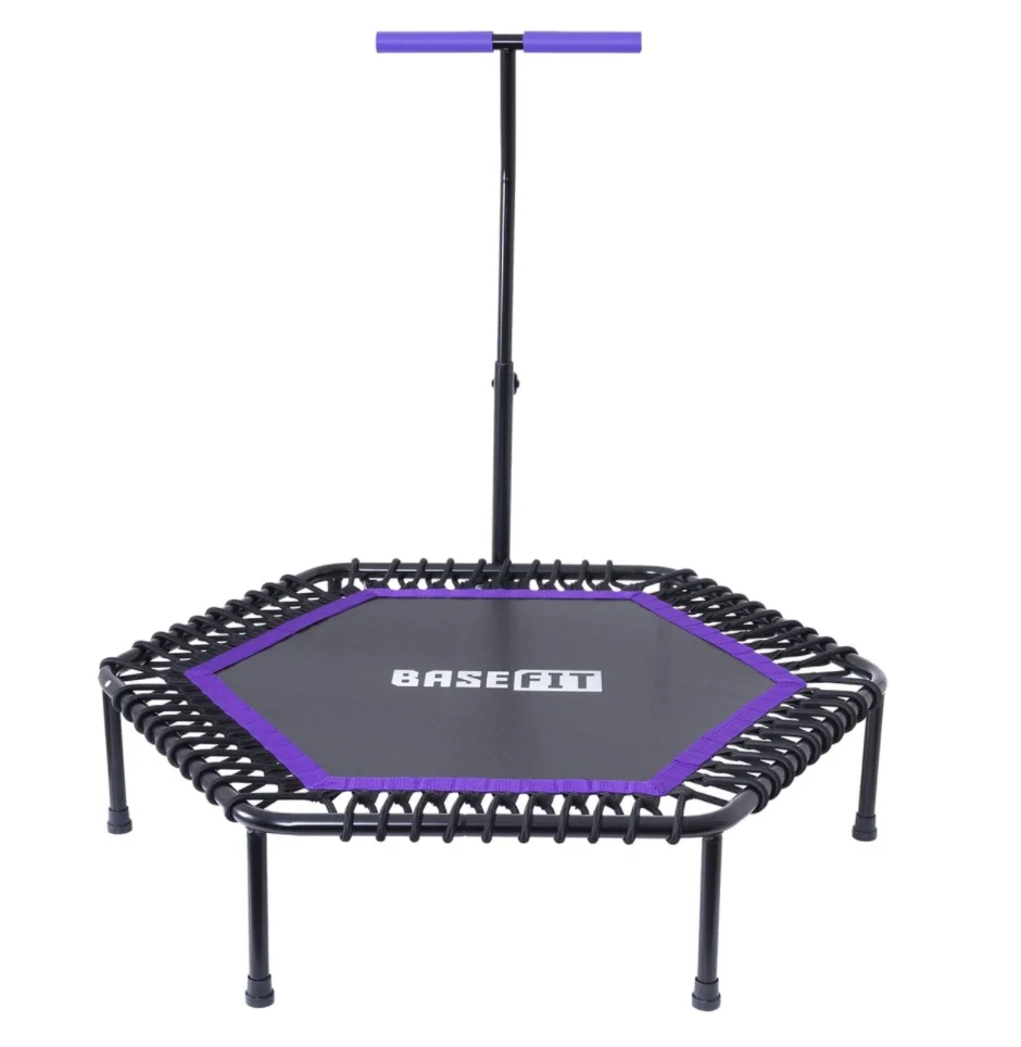 Батут Basefit TR-401 112 см с держателем фиолетовый от магазина Супер Спорт